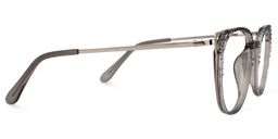 Vickea Grau Klar Cateye Brille3