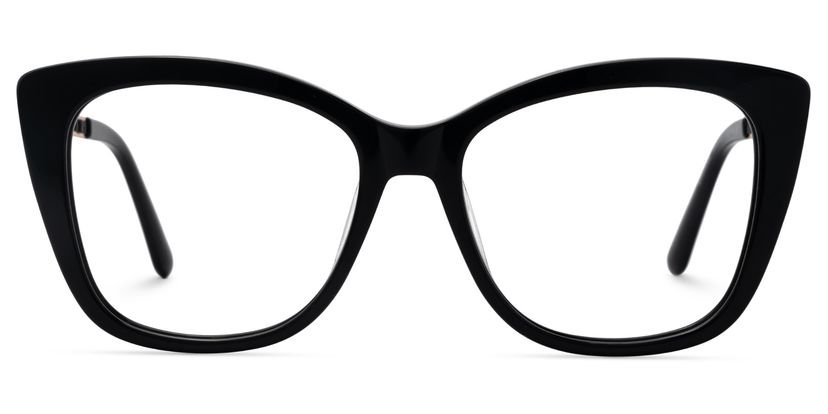 Deangela Schwarz Cateye Brille