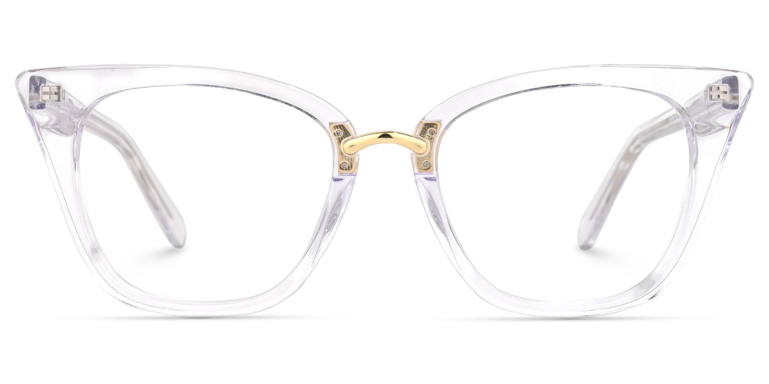 Martha Weiß Klar Cateye Brille0