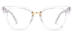 Martha Weiß Klar Cateye Brille0