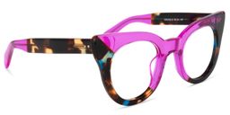 Godwin Lila Schildkröte Cat Eye Brille2