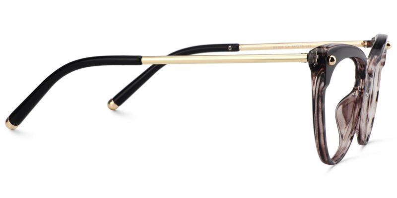 Alivia Schwarz Tortoise Cat Eye Brille3