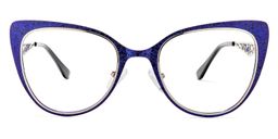 Eileen Lila Cat Eye Brille0