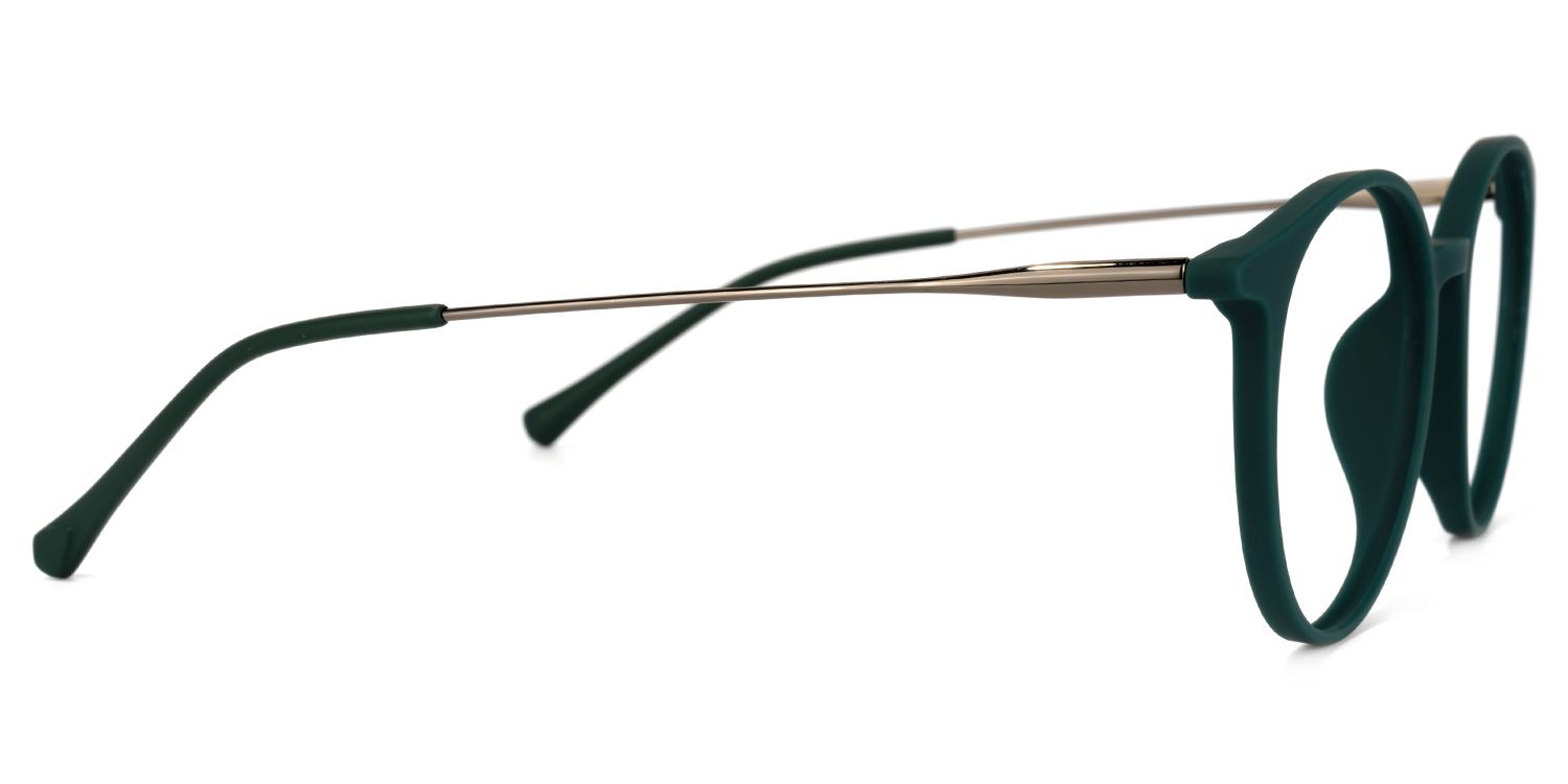 Ohnicio Dunkelgrün Rund Brille2
