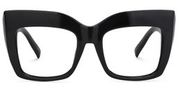 Alberta Schwarz Cat Eye Brille0
