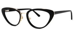 Cosme Schwarz Cateye Brille1