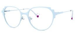 Albina Hellblau Cateye Brille1