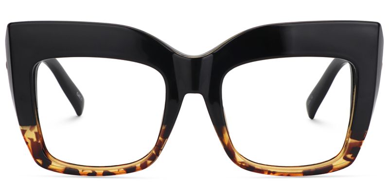 Alberta Schwarz Tortoise Cat eye Brille0