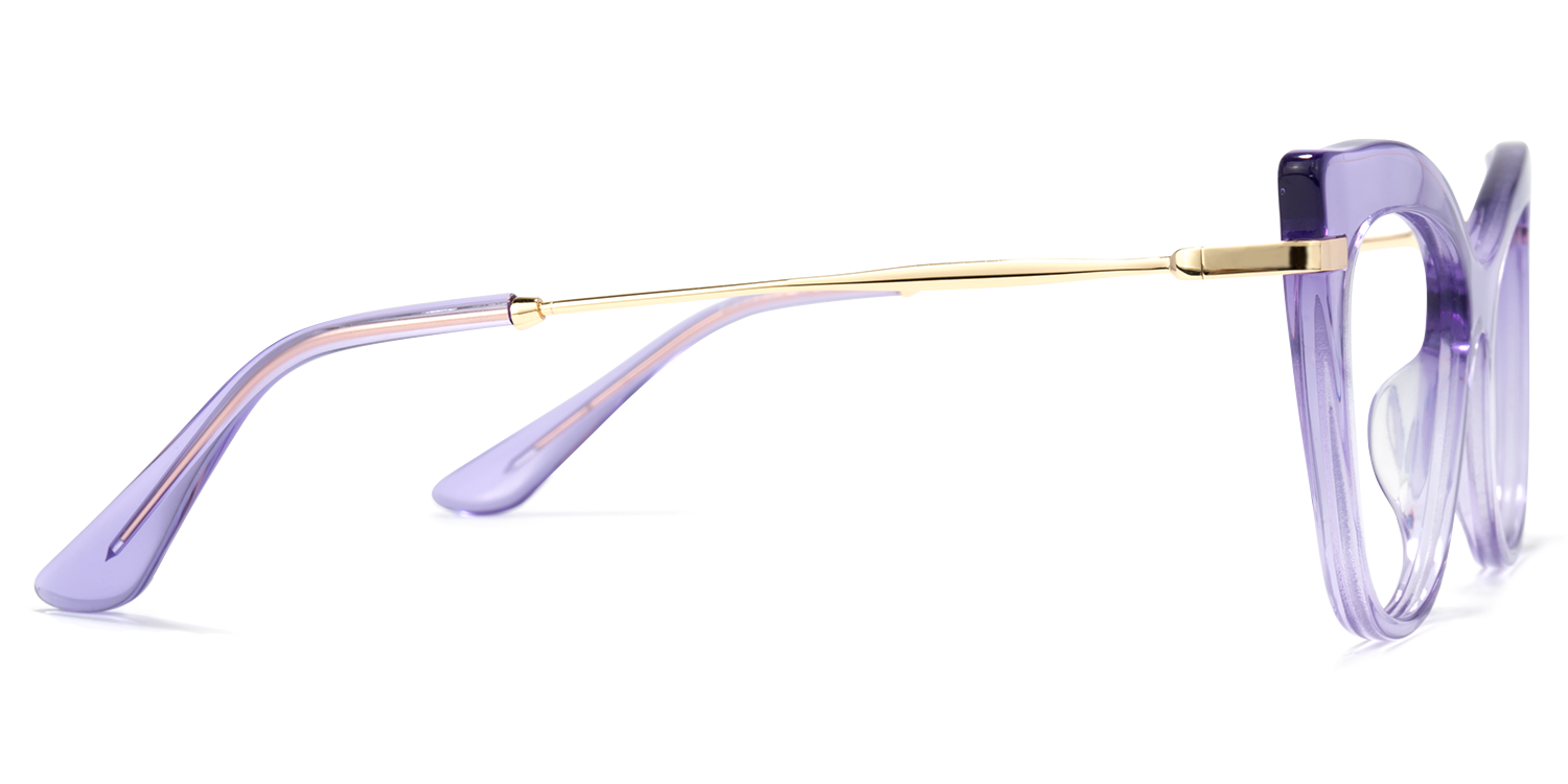 Indira Lila Klar Cateye Brille3