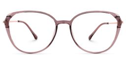 Beata Lila Rund Brille0