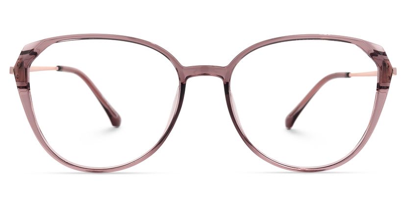 Beata Lila Rund Brille