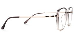 Haygood Braun Klar Cateye Brille2
