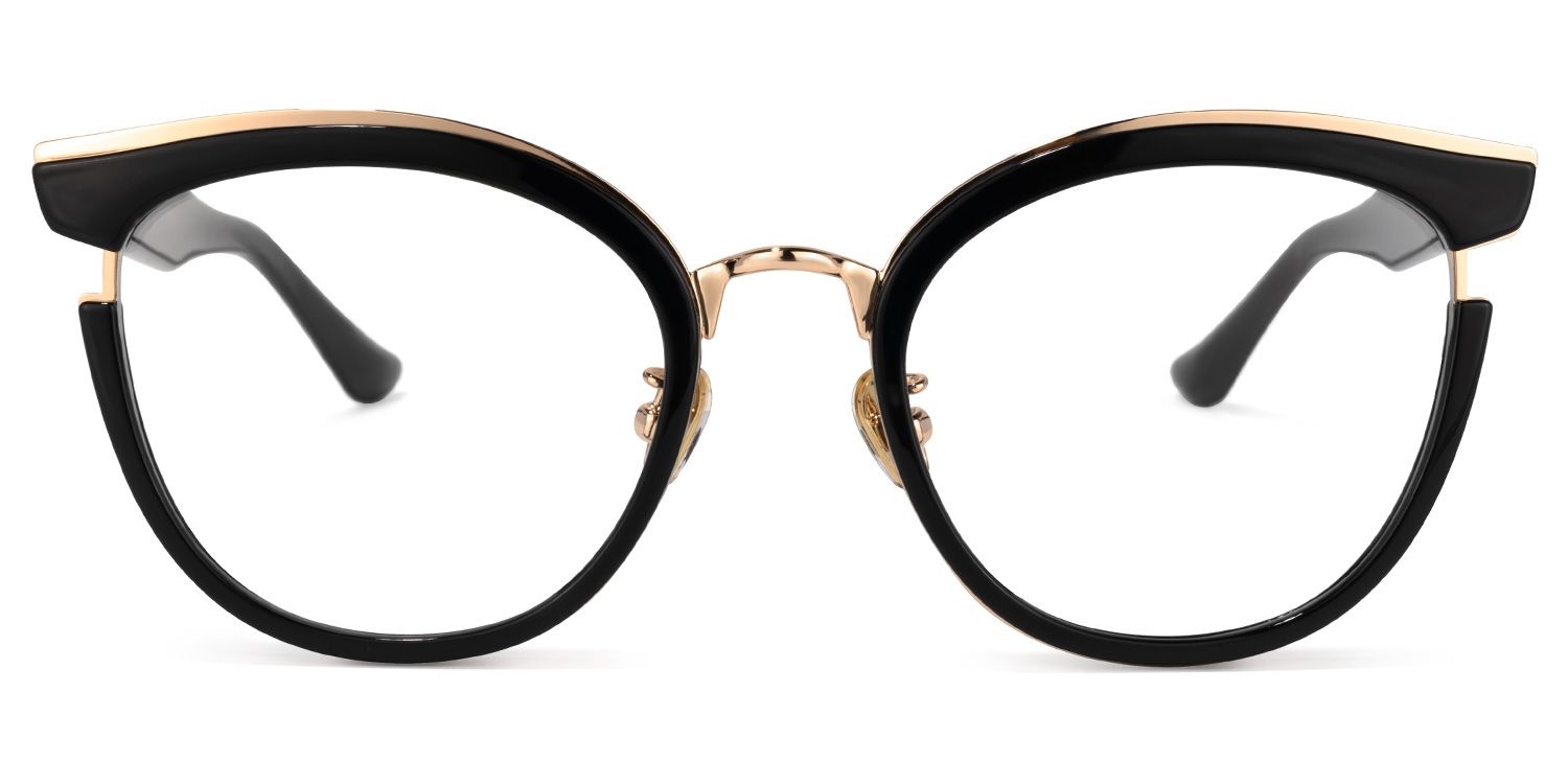 Laraine Schwarz Cat Eye Brille0