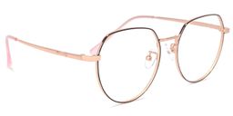 Keart Rosa-Schwarz Geometrisch Brille2