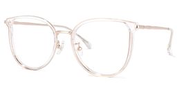 Oakley Gold Klar Rund Brille1