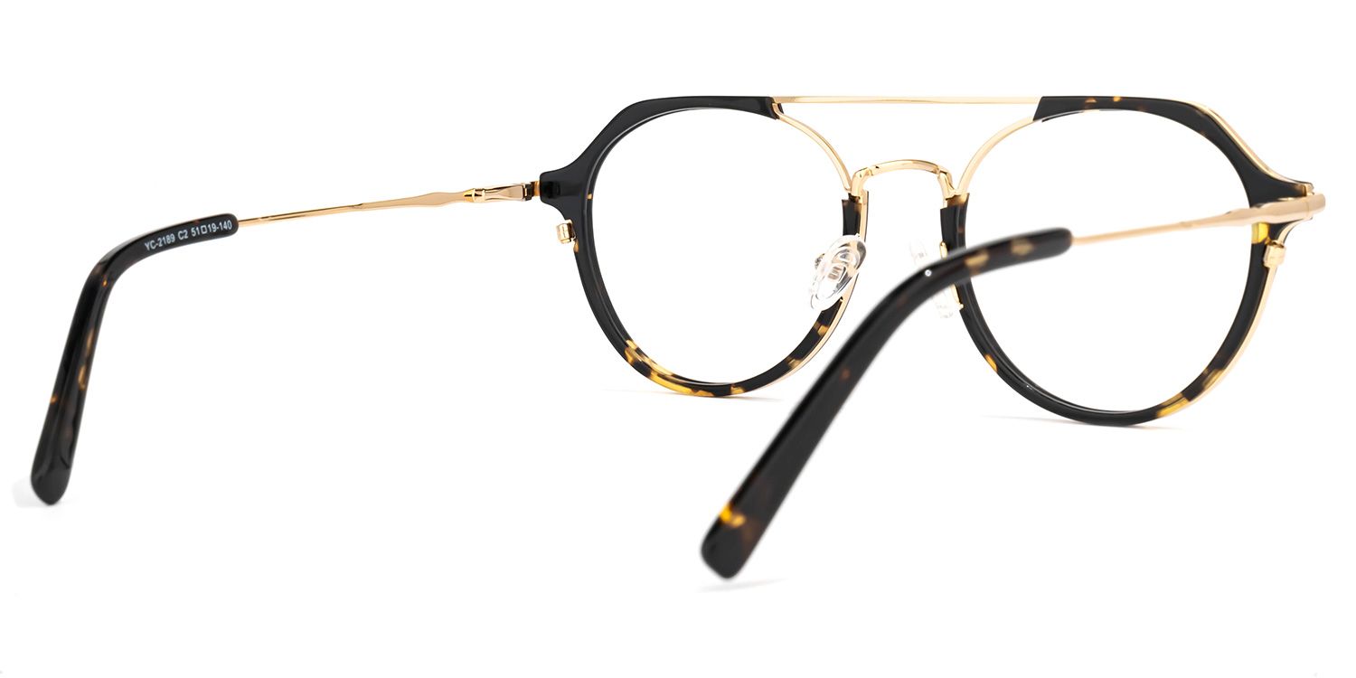 Sallie Tortoise Rund Brille2