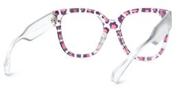 Trisha Lila Quadratisch Brille5