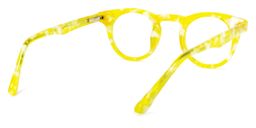 Abigail Gelb Blumenmuster Brille4