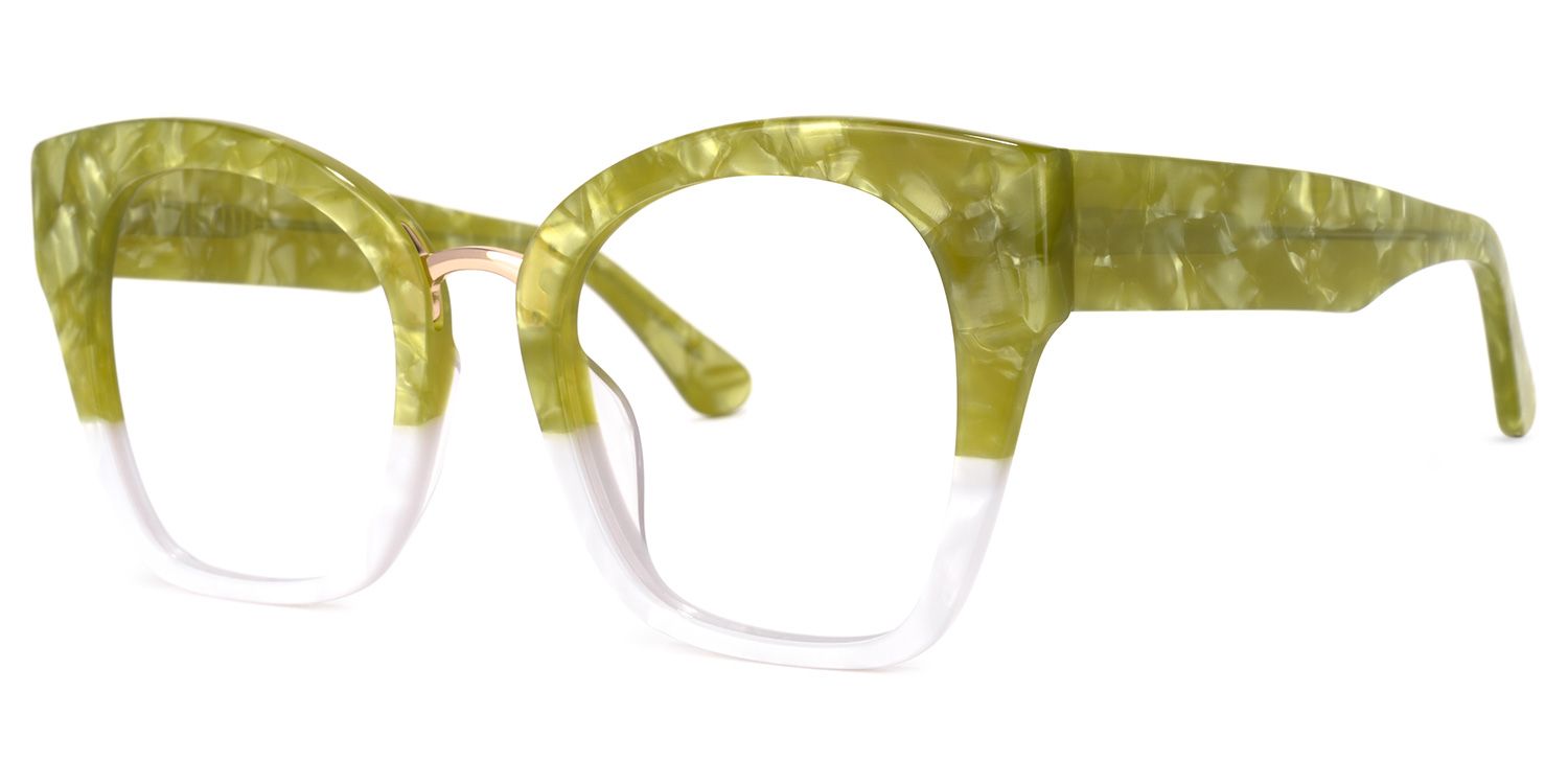 Denis Grüne Cateye Brille1