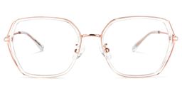 Uan Gold Geometrisch Brille0