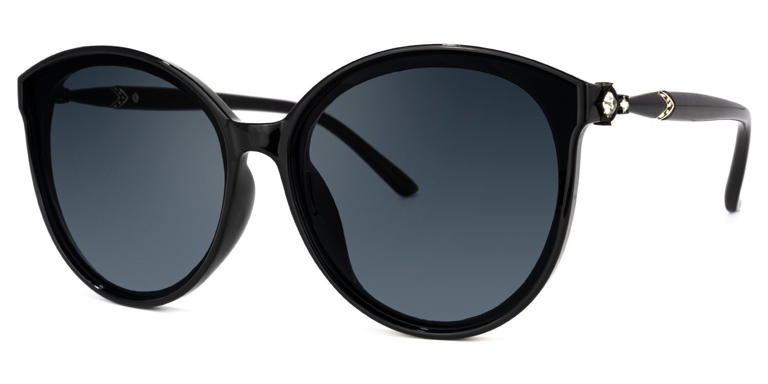 Steffi Schwarz Rund Sonnenbrille1