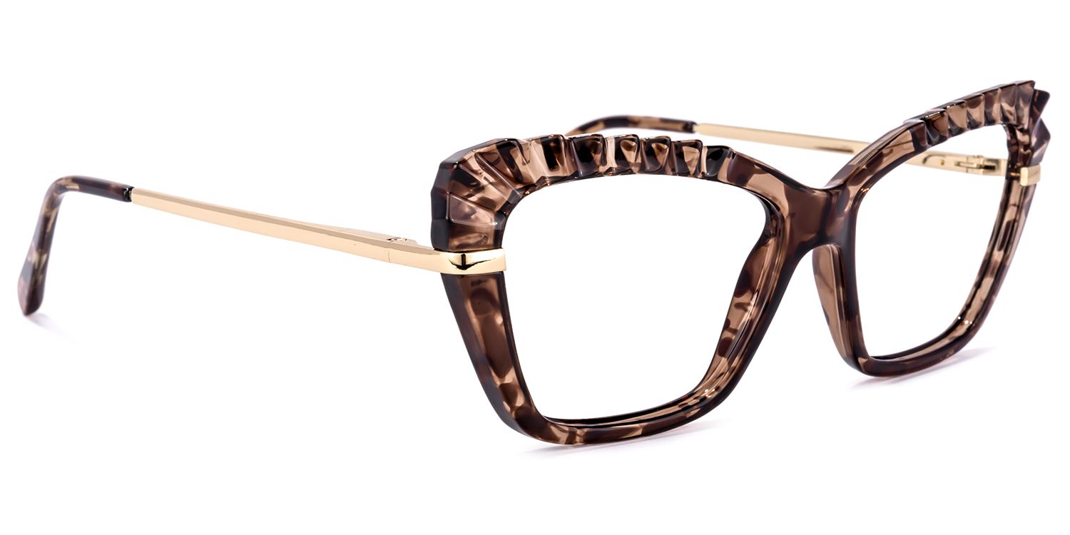 Sophie Braun Blumenmmuster Cat Eye Brille2