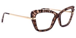 Sophie Braun Blumenmmuster Cat Eye Brille2