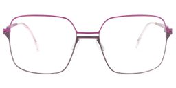 Yadira Lila Quadratisch Brille0