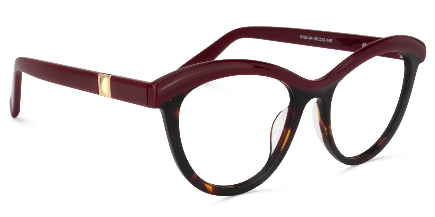 Sean Rot Tortoise Cat Eye  Brille2