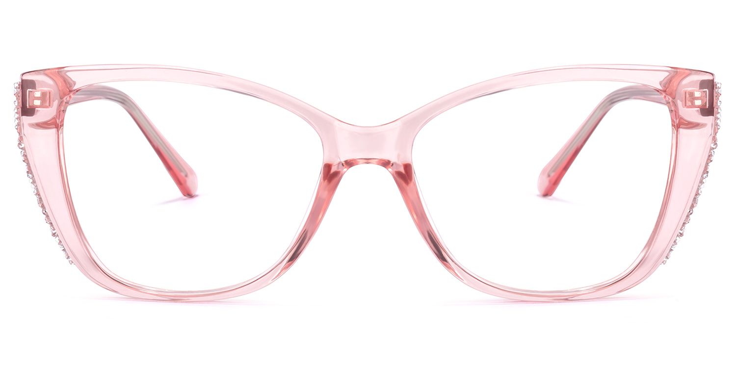 Yoselin Rosa Klar Cateye Brille0