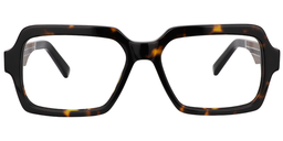 Jack Schwarz Tortoise  Rechteckige Brille0