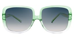 Raymond Grün Quadratisch Sonnenbrille0