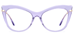 Indira Lila Klar Cateye Brille0