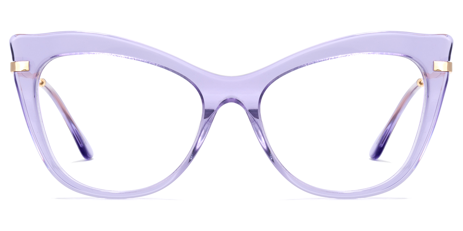 Indira Lila Klar Cateye Brille0
