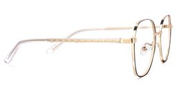 Perry Schwarz-Gold Geometrisch Brille3
