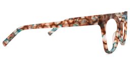 Eschwege Grünes Muster Cat Eye Brille3