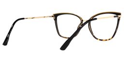 Imlah Schwarz Cateye Brille2