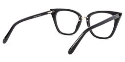Tallulah Schwarz Cat Eye Brille4