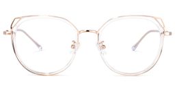 Ofelia Gold Cateye Brille0
