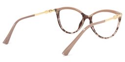 Omari Braune Tortoise Cateye Brille4