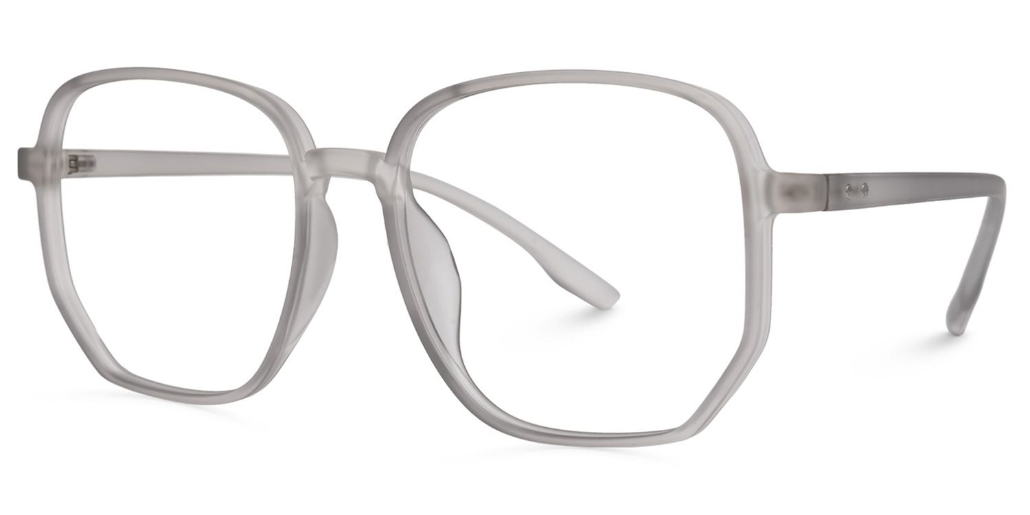 Thaddeus Grau Geometrisch Brille1