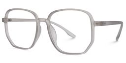 Thaddeus Grau Geometrisch Brille1