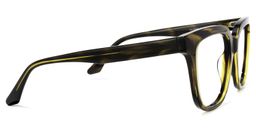 Quiana Grün-Tortoise Quadratisch Brille3