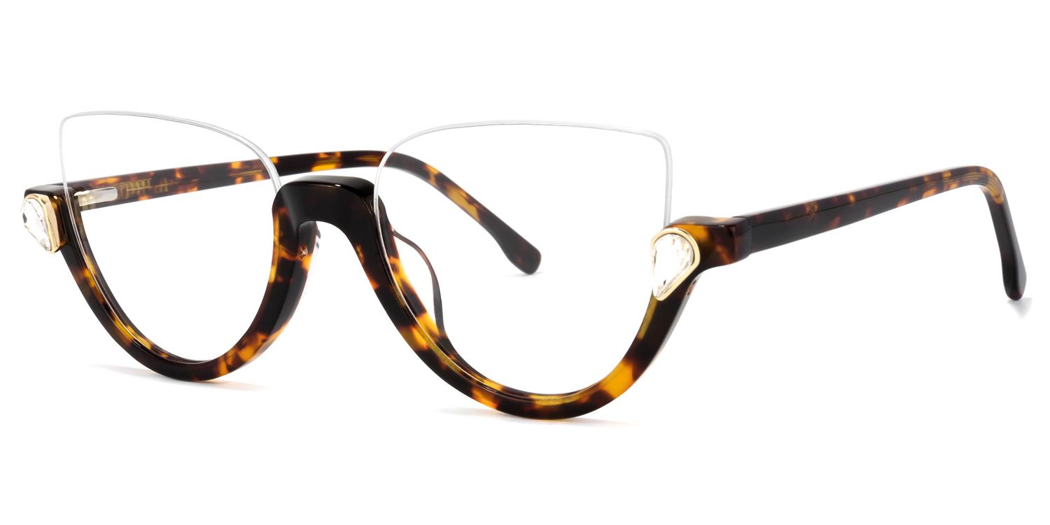 Felicia Tortoise Cateye Brille1
