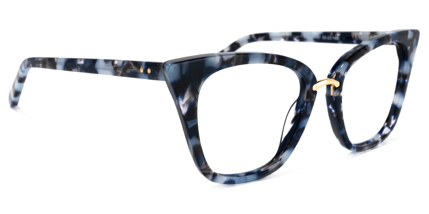 Martha BlaueTortoise Cateye Brille2