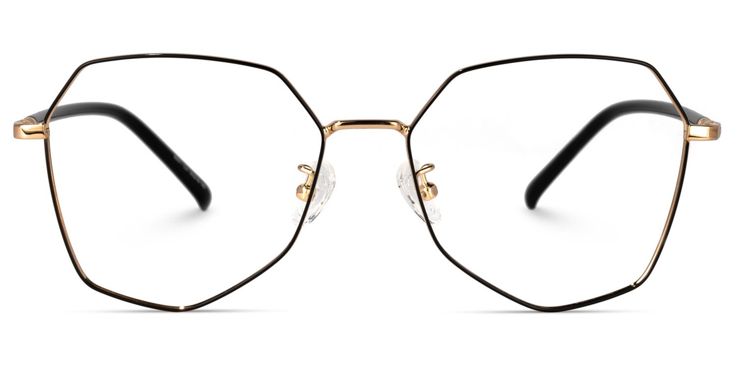 Joo Schwarz Geometrische Brille0