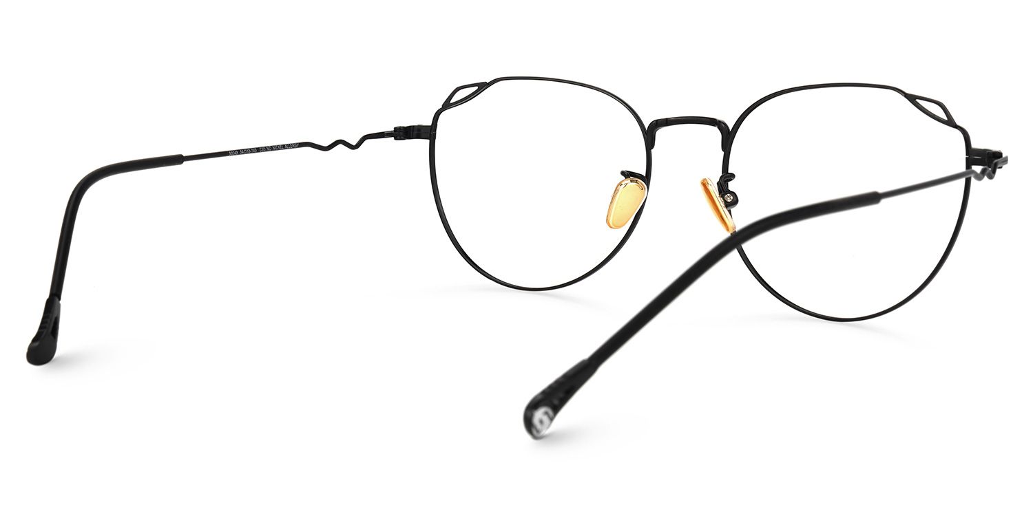 Burton Schwarz Rund Brille2