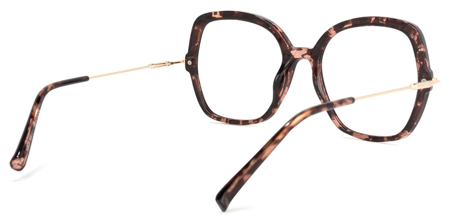 Quinn Tortoise Quadratische Brille4