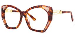 Cannes Tortoise Geometrische Brille1