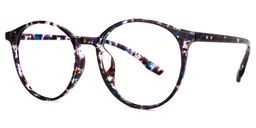 Perdita Blaue Tortoise Runde Brille1